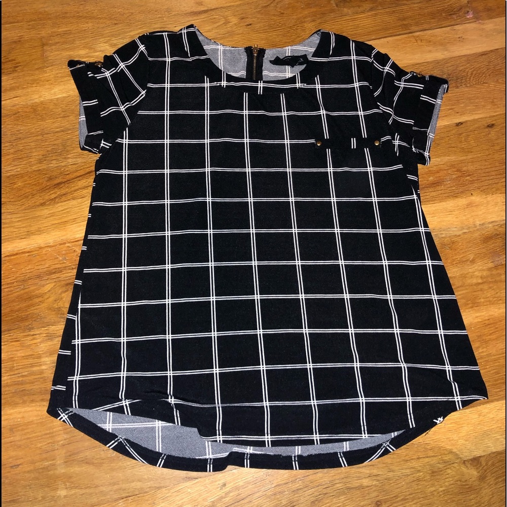 Black and White Shirt
